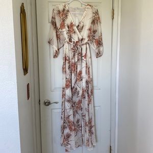 Baltic Born Kia Kimono Maxi Dress | Sunset Floral